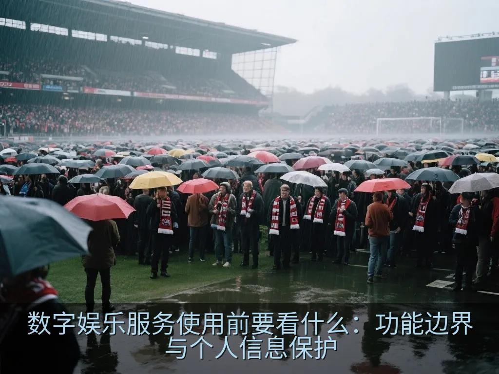 数字娱乐服务使用前要看什么：功能边界与个人信息保护