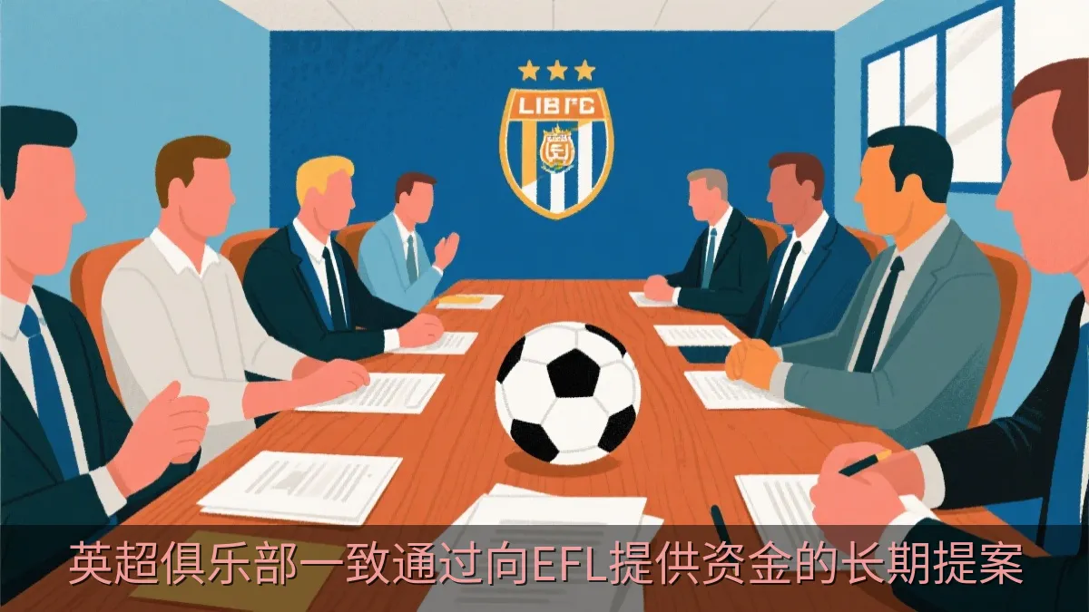 足球俱乐部会议桌与文件